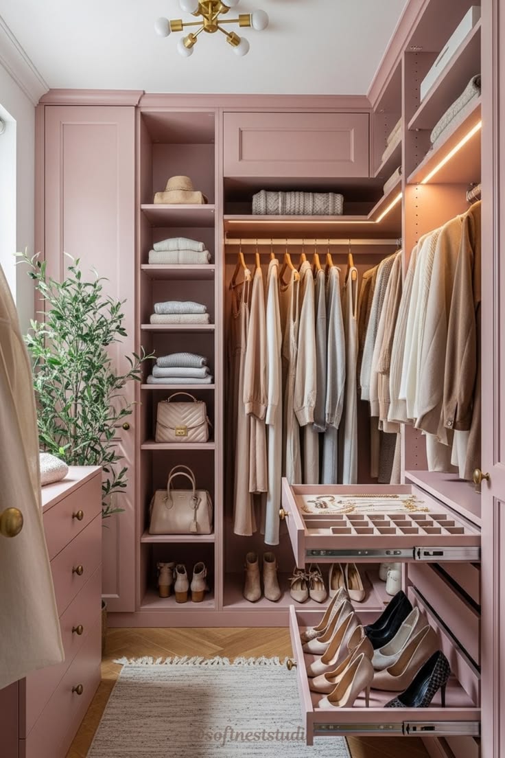 Гардеробные в стиле классика